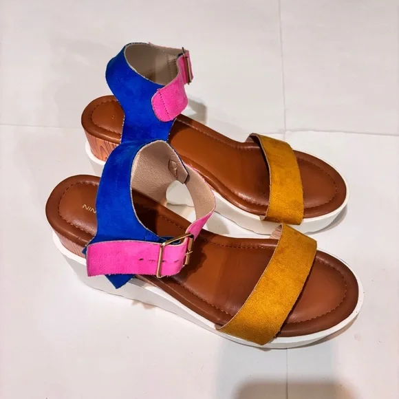 Ninety Union Blue Sandals - Picture 3 of 10